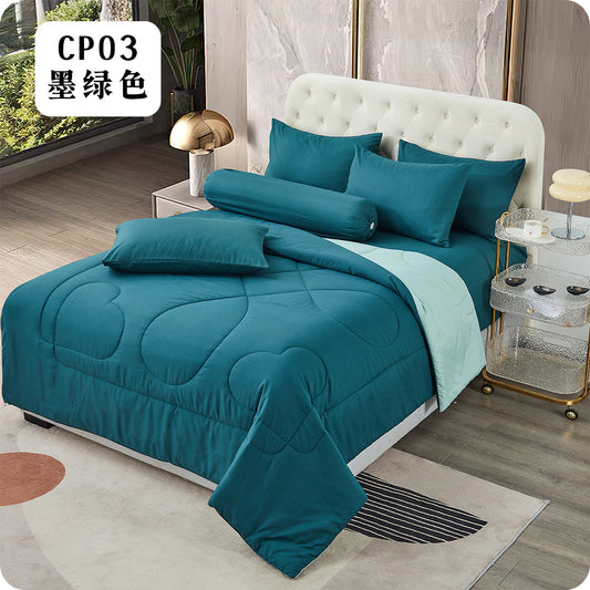 2000TC 纯色雪纺纯棉 CP03 墨绿色