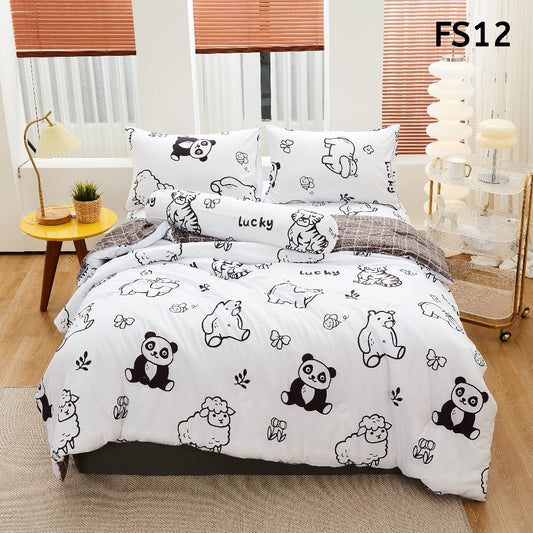 2500TC 牛奶丝棉 FS12 黑白熊猫