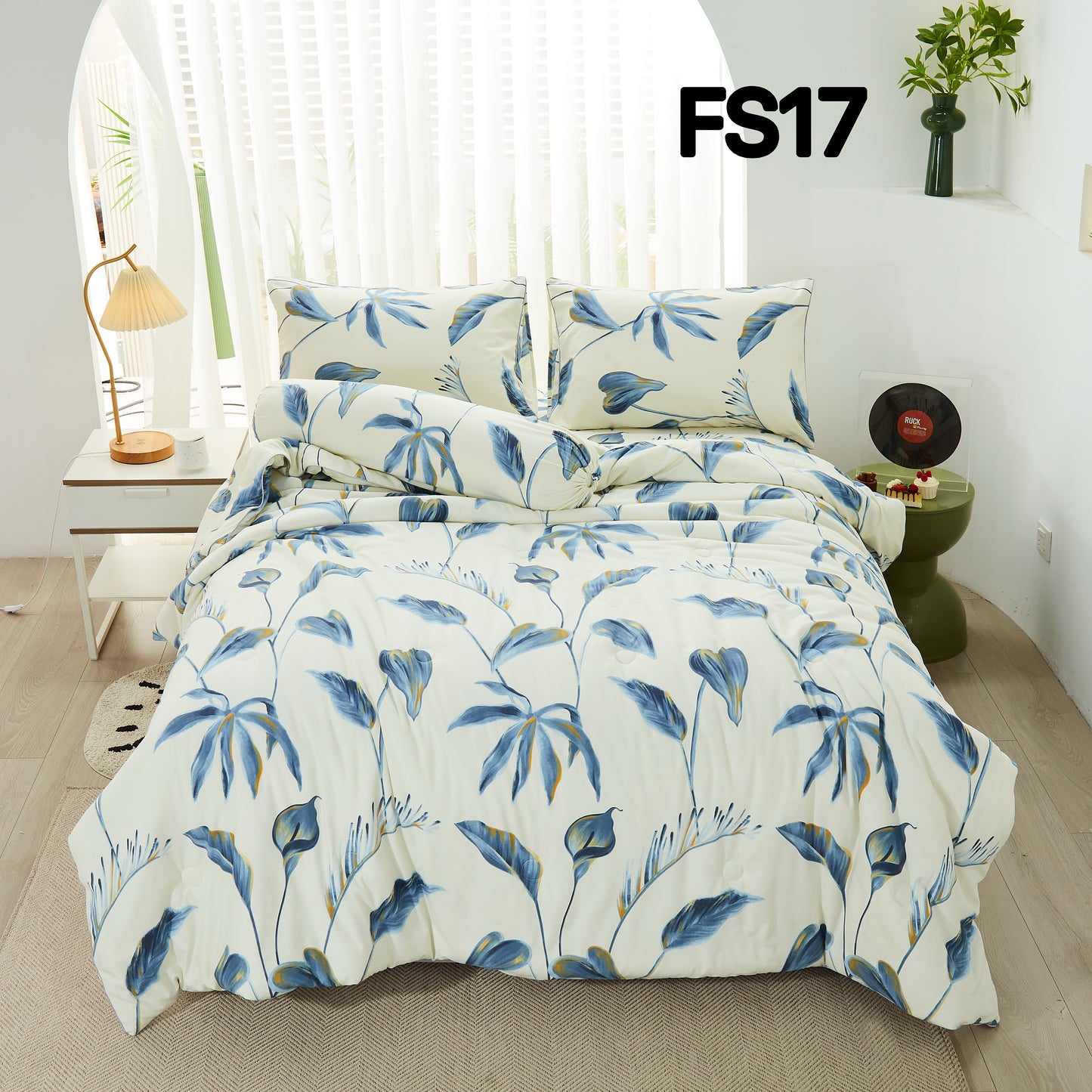 2500TC 牛奶丝棉 FS17 清风蓝语