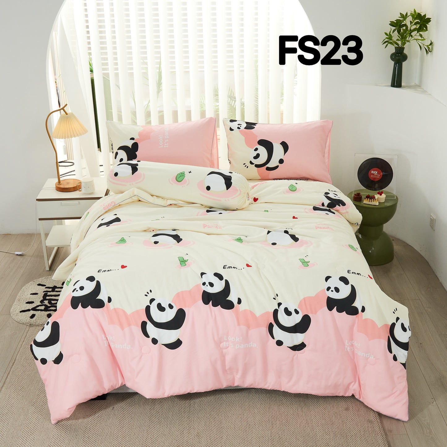 2500TC 牛奶丝棉 FS23 蜜桃熊猫
