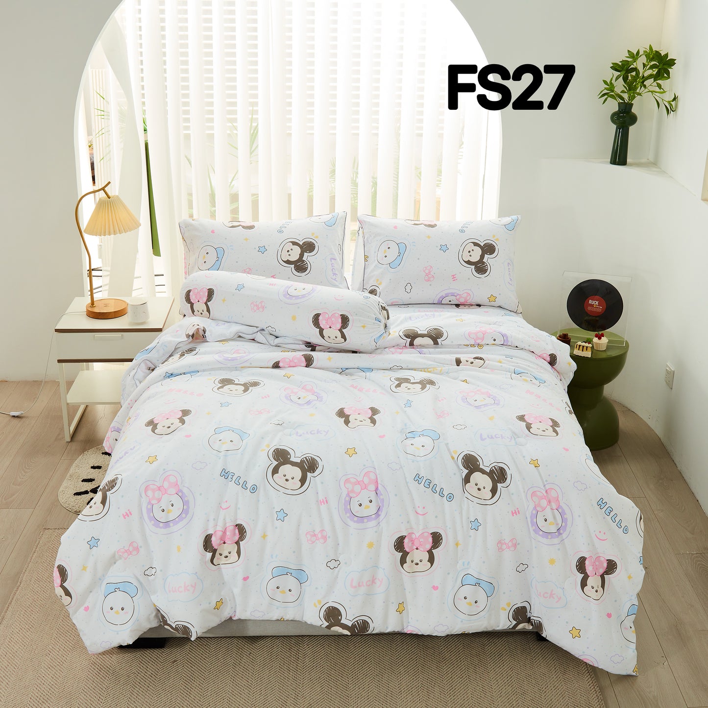 2500TC 牛奶丝棉 FS27 Tsum Tsum