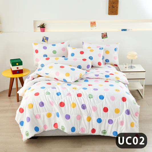 2500TC 高级版洛克棉七件套 (7in1) UC02 彩色圆点