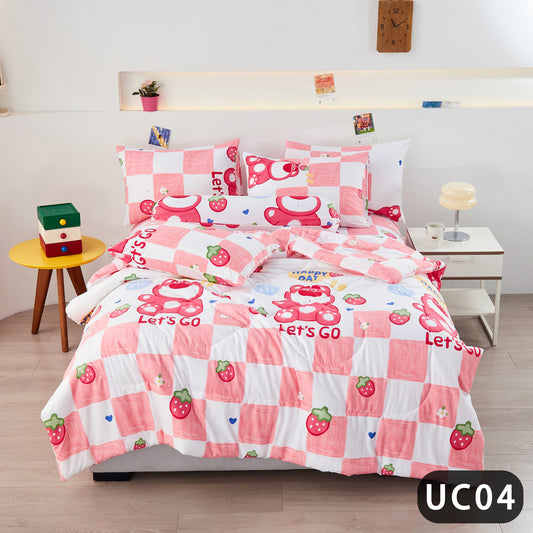 2500TC 高级版洛克棉七件套 (7in1) UC04 草莓熊