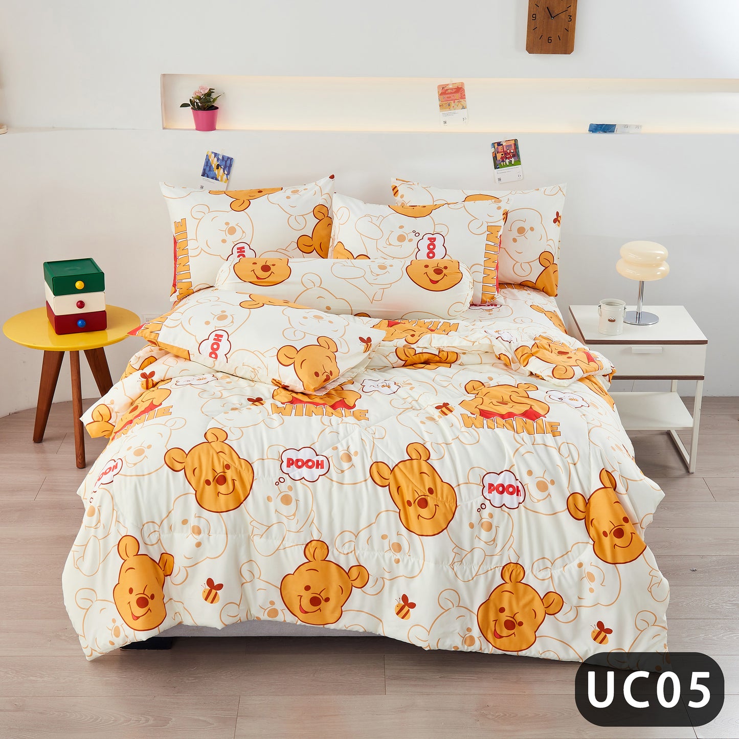2500TC 高级版洛克棉七件套 (7in1) UC05 维尼熊