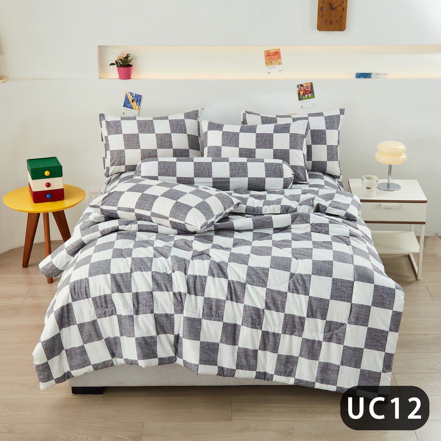 2500TC 高级版洛克棉七件套 (7in1) UC12 棋盘格