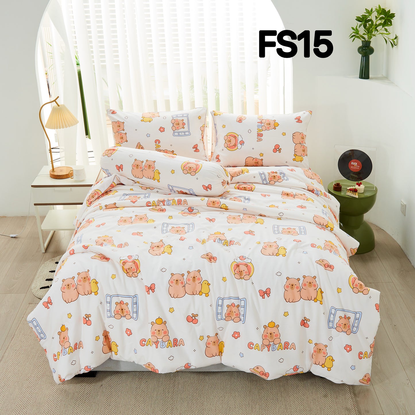 2500TC 牛奶丝棉 FS15 卡皮巴拉