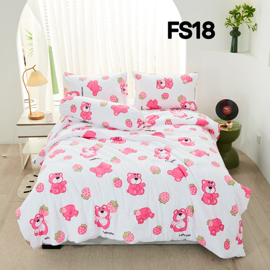 2500TC 牛奶丝棉 FS18 草莓熊