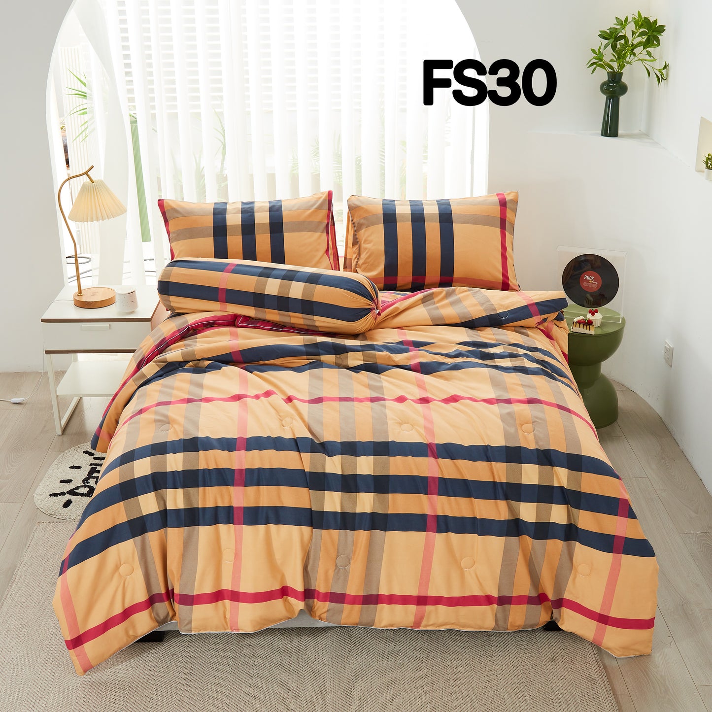 2500TC 牛奶丝棉 FS30 英伦格调线条